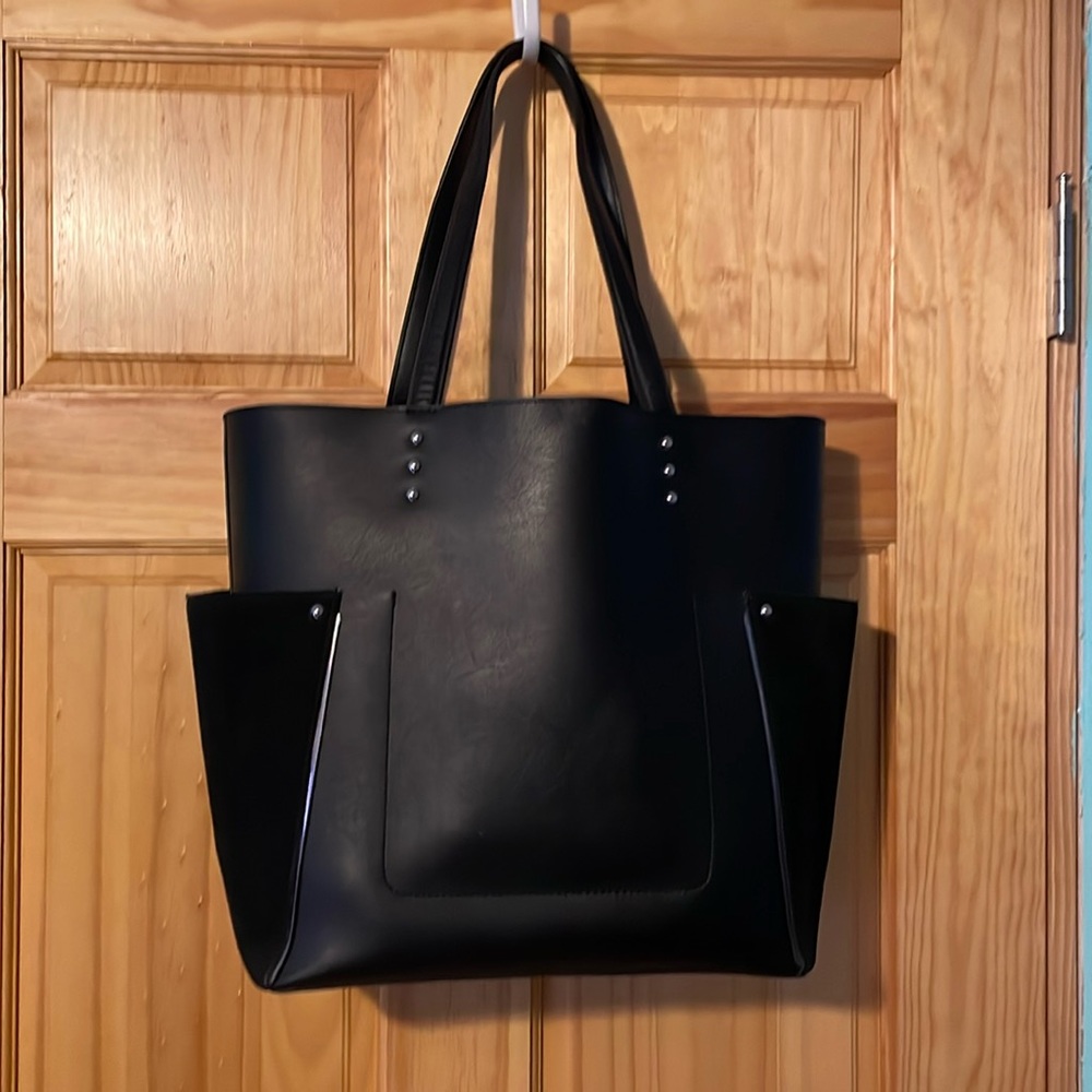Vera Wang leather tote.